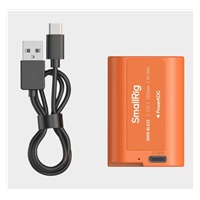 SmallRig 4979 Camera Battery USB-C Rechargeable DMW-BLK22 Orange