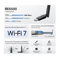 TP-Link Archer TBE400U Plus WiFi7 USB adapter (BE6500,2,4GHz/5GHz/6GHz,USB3.0)