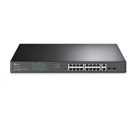 TP-Link CCTV Easy Smart switch TL-SG1218MPE v5.40 (P/N:1700000453) (16xGbE, 2xGbE/2xSFP combo, 16xPoE+, 250W)