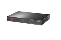 TP-Link CCTV switch TL-SG1210P v4.4 (P/N:1700000452) (8xGbE, 1xGbE uplink, 1xSFP, 8xPoE+, 63W, fanless)