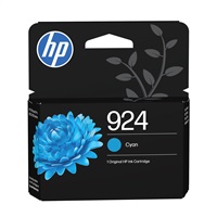 HP 924 Cyan Original Ink Cartridge (400 pages)