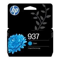 HP 937 Cyan Original Ink Cartridge (800 pages)
