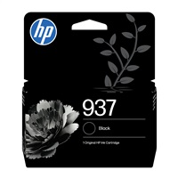 HP 937 Black Original Ink Cartridge (1,250 pages)