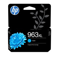 HP 963XL High Yield Cyan Original Ink Cartridge (1,600 pages)