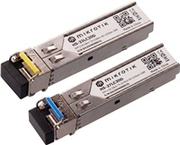 MikroTik SFP28 pár optických modulů HS-2733LC20D, SM, 20km, 1G/2.5G