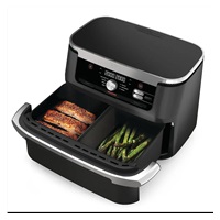 Ninja AF500EU Foodi FlexDrawer horkovzdušná fritéza 10,4 l, DualZone, MegaZone, 7v1