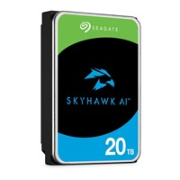 SEAGATE HDD SkyHawk AI Video Hard Drive 20TB, 6Gb/S SATA, 512e, 7200 RPM,cache 512 Mb