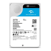 SEAGATE HDD SkyHawk AI Video Hard Drive 20TB, 6Gb/S SATA, 512e, 7200 RPM,cache 512 Mb