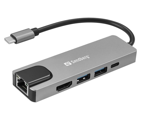 Sandberg USB-C 5in1 Travel Dock Saver