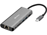 Sandberg USB-C Dock HDMI+LAN+SD+USB100W