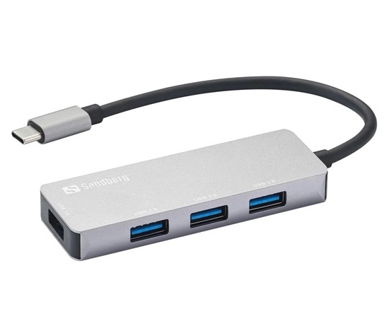 Sandberg USB-C Hub 1xUSB3.0+3x2.0 SAVER