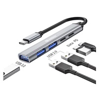Sandberg USB-C to 3xUSB-A+2xUSB-C SAVER