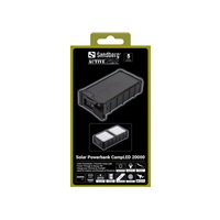 Sandberg Solar Powerbank CampLED 20000