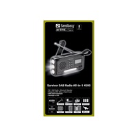 Sandberg Survivor DAB Radio All-in-1 4500