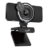 GENIUS webkamera ECam 8020AF, Full HD 1080P, USB, USB-C, mikrofon, černá