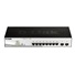 BAZAR - D-Link DGS-1210-10P 10-port Gigabit Smart+ PoE Switch, 8x GbE PoE+, 2x SFP, PoE 65W, fanless - Poškozený obal