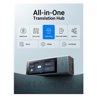 Timekettle X1 Meeting - AI Chytrý překladač, modrý