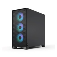 FRACTAL DESIGN skříň Pop 2 Air Black TG ARGB, 2x USB 3.0, 3x 120mm ARGB Fan, bez zdroje, ATX