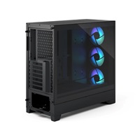 FRACTAL DESIGN skříň Pop 2 Air Black TG ARGB, 2x USB 3.0, 3x 120mm ARGB Fan, bez zdroje, ATX