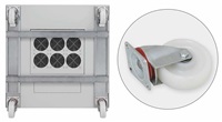 BAZAR - TRITON Kolečka s vyztužujícím rámem pro RMA/RZA nosnost 900 kg, RDA/RTA nosn. 1050 kg - Rozbaleno (Náhradní box)