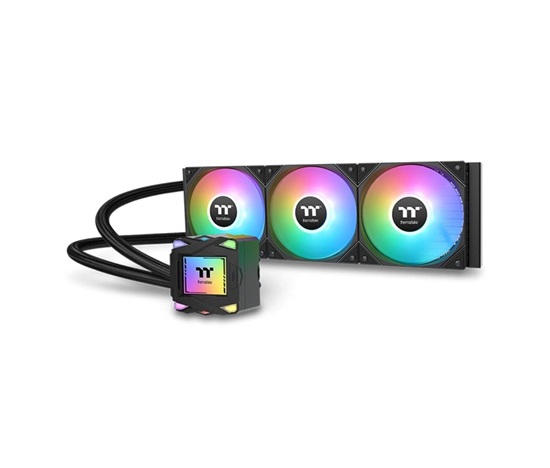 BAZAR - THERMALTAKE Vodní chladič LA360 ARGB, 3x120mm ARGB, LGA1851, AM5, černá, rozbaleno
