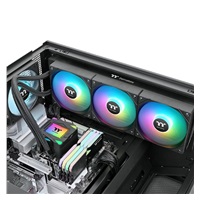 BAZAR - THERMALTAKE Vodní chladič LA360 ARGB, 3x120mm ARGB, LGA1851, AM5, černá, rozbaleno
