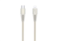 WG - Datový kabel Lightning MFi na Type-C, 1 metr, zlatá