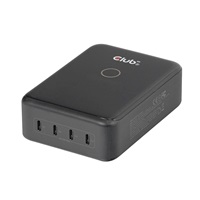 Club3D nabíječka 240W Charging Station GaN, 4xUSB-C, PPS + PD 3.1 Support + Led Display