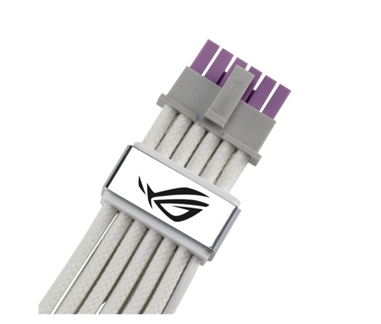 ASUS ROG-EQUALIZER 12V-2x6 PCI-E napájecí kabel, 750mm, bílá