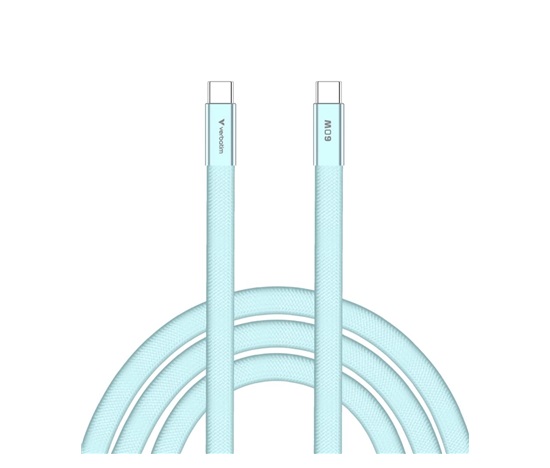 VERBATIM Kabel Sync & Charge SoftTouch USB-C, 60W, 120cm, modrá