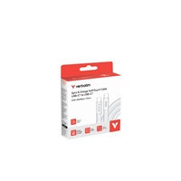 VERBATIM Kabel Sync & Charge SoftTouch USB-C, 60W, 120cm, bílá