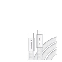 VERBATIM Kabel Sync & Charge SoftTouch USB-C, 100W, 120cm, bílá