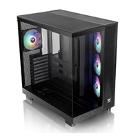 BAZAR THERMALTAKE Case View 380 XL TG ARGB, ATX, Průhledná bočnice, 4x 120mm ARGB Fan, černá POŠKOZENÝ OBAL
