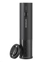 Orava WO-9 elektrická vývrtka na víno, černá, nožík na fólii, dvojstupňové otevírání