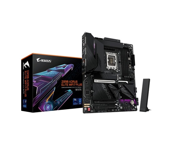 GIGABYTE MB Sc LGA1851 Z890 A ELITE WIFI7 PLUS, Intel Z890, 4xDDR5, WiFi, 1xUSB4, 1xDP