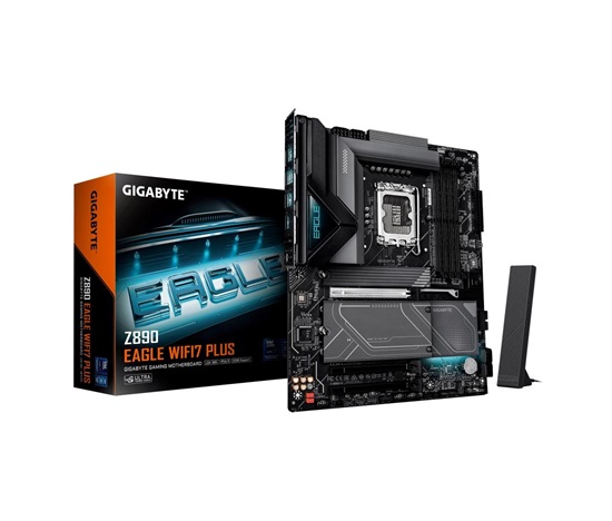 GIGABYTE MB Sc LGA1851 Z890 EAGLE WIFI7 PLUS, Intel Z890, 4xDDR5, WiFi, 1xUSB4, 1xDP