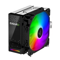 EVOLVEO QuietCool5, CPU chladič, 6x heatpipe, černý