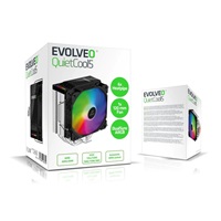 EVOLVEO QuietCool5, CPU chladič, 6x heatpipe, černý