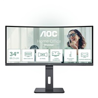 BAZAR - AOC MT VA LCD WLED 34" CU34P3CV - VA panel, 3440x1440, HDMI, DP, USB-C, 4xUSB 3.2, repro, vysk. stavitelny, zakr