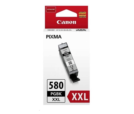 BAZAR - Canon CARTRIDGE PGI-580XXL pigmentová černá pro PIXMA TS615x, TS625x, TS635x, TR7550, TS815x (600 str.) - Poškoz