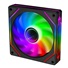 EVOLVEO 120UX, ventilátor, 120mm, 4pin PWM, ARGB, černý