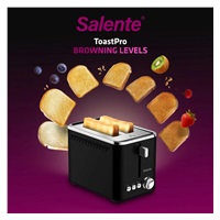 Salente ToastPro, topinkovač, nerez, černý