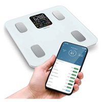 Salente MaxFit, chytrá osobní diagnostická fitness váha, Bluetooth, bílá