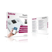 Salente MaxFit, chytrá osobní diagnostická fitness váha, Bluetooth, bílá