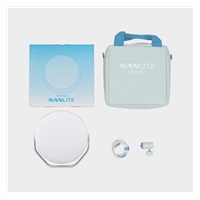 Nanlite Miro 60c LED Full-color Round Panel Light  (Mint Blue)