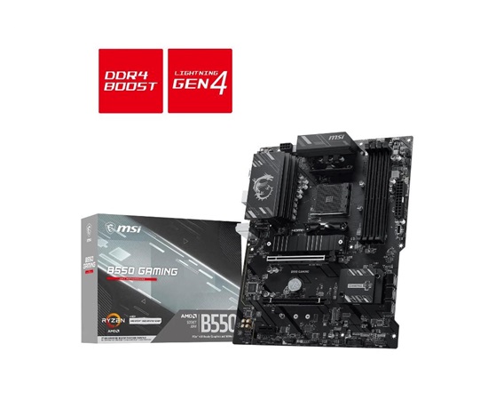 MSI MB Sc AM4 B550 GAMING, AMD B550, 4xDDR4, 1xHDMI, 1xDP