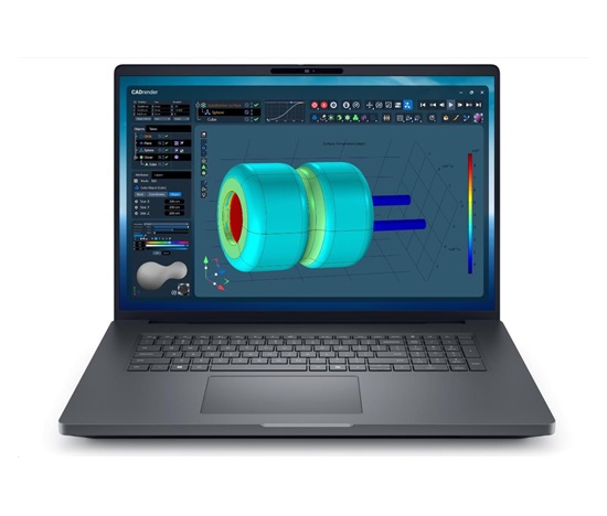 DELL NTB Pro Max Plus 18 MB18250/U7-265HX/32GB/1TSSD/18" QHD+/IR Cam/NVI RTX 2000/No AC Adapt/WLAN/Bck Kb/W11P/3Y PS NBD