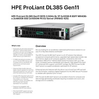 HPE PL DL385g11 AMD EPYC 9015 (3.6/8C) 2x32G MR408i-o 2x1000W 8SFF o2p10GT Smart Choice