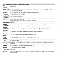 HPE PL DL345g11 AMD Epyc 9115 (2.6G/16C) 2x32G (P64985) 2x1000W MR416i-p 8SFF 4p1G Smart Choice