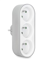 CONNECT IT Rozbočovací adaptér Tripple Split , 3 zásuvky (bíla)